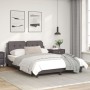 Bettgestell mit Kopfteil aus grauem Kunstleder 120x200cm von vidaXL, Betten und Lattenroste - Ref: Foro24-3208173, Preis: 181...
