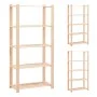 Estantería 5 niveles 3 unidades madera pino maciza 250 kg de vidaXL, Estanterías industriales - Ref: Foro24-3051114, Precio: ...