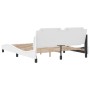 White synthetic leather headboard bed frame 160x200 cm by vidaXL, Beds and slatted bases - Ref: Foro24-3208192, Price: 193,08...
