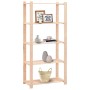 Shelving 5 levels 3 units solid pine wood 250 kg by vidaXL, Industrial shelving - Ref: Foro24-3051114, Price: 185,76 €, Disco...