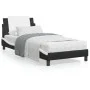 Bett mit schwarz-weißer Kunstledermatratze 80x200 cm von vidaXL, Betten und Lattenroste - Ref: Foro24-3208829, Preis: 232,43 ...