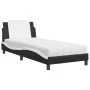 Bett mit schwarz-weißer Kunstledermatratze 80x200 cm von vidaXL, Betten und Lattenroste - Ref: Foro24-3208829, Preis: 232,43 ...