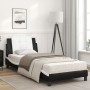 Bett mit schwarz-weißer Kunstledermatratze 80x200 cm von vidaXL, Betten und Lattenroste - Ref: Foro24-3208829, Preis: 253,72 ...