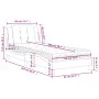 Bett mit schwarz-weißer Kunstledermatratze 80x200 cm von vidaXL, Betten und Lattenroste - Ref: Foro24-3208829, Preis: 232,43 ...