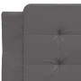 Cama con colchón cuero sintético gris 90x190 cm de vidaXL, Camas y somieres - Ref: Foro24-3208834, Precio: 262,23 €, Descuent...