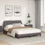 Bed with gray synthetic leather mattress 120x200 cm by vidaXL, Beds and slatted bases - Ref: Foro24-3208855, Price: 358,68 €,...