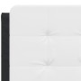 Bett mit schwarz-weißer Kunstledermatratze 120x200 cm von vidaXL, Betten und Lattenroste - Ref: Foro24-3208857, Preis: 396,53...