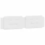 Bed with white synthetic leather mattress 160x200 cm by vidaXL, Beds and slatted bases - Ref: Foro24-3208874, Price: 398,16 €...
