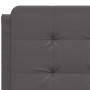 Bett mit grauer Kunstledermatratze 140x200 cm von vidaXL, Betten und Lattenroste - Ref: Foro24-3208869, Preis: 377,54 €, Raba...