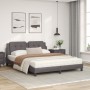 Cama con colchón cuero sintético gris 160x200 cm de vidaXL, Camas y somieres - Ref: Foro24-3208876, Precio: 415,89 €, Descuen...