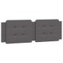 Bed with gray synthetic leather mattress 160x200 cm by vidaXL, Beds and slatted bases - Ref: Foro24-3208876, Price: 414,93 €,...