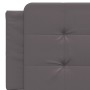 Bed with gray synthetic leather mattress 160x200 cm by vidaXL, Beds and slatted bases - Ref: Foro24-3208876, Price: 414,93 €,...