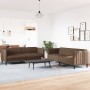 2-piece sofa set brown fabric by vidaXL, Sofas - Ref: Foro24-3209246, Price: 616,23 €, Discount: %