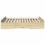 Sonoma oak engineered wood bed with drawers 160x200 cm by vidaXL, Beds and slatted bases - Ref: Foro24-3280281, Price: 150,71...