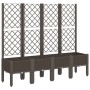 Pflanzgefäß mit braunem PP-Gitter 160x40x142 cm von vidaXL, Töpfe und Pflanzgefäße - Ref: Foro24-367935, Preis: 153,10 €, Rab...