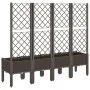 Pflanzgefäß mit braunem PP-Gitter 160x40x142 cm von vidaXL, Töpfe und Pflanzgefäße - Ref: Foro24-367935, Preis: 150,58 €, Rab...