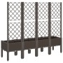 Pflanzgefäß mit braunem PP-Gitter 160x40x142 cm von vidaXL, Töpfe und Pflanzgefäße - Ref: Foro24-367935, Preis: 153,10 €, Rab...