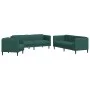 3-piece sofa set dark green fabric by vidaXL, Sofas - Ref: Foro24-3209233, Price: 855,68 €, Discount: %