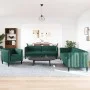 3-piece sofa set dark green fabric by vidaXL, Sofas - Ref: Foro24-3209233, Price: 855,68 €, Discount: %
