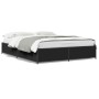 Estructura de cama madera de ingeniería y metal negro 120x200cm de vidaXL, Camas y somieres - Ref: Foro24-3279847, Precio: 12...
