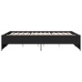 Bettgestell aus Holzwerkstoff und schwarzem Metall, 140 x 200 cm von vidaXL, Betten und Lattenroste - Ref: Foro24-3279887, Pr...