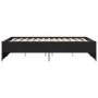 Bettgestell aus Holzwerkstoff und schwarzem Metall, 135 x 190 cm von vidaXL, Betten und Lattenroste - Ref: Foro24-3279902, Pr...