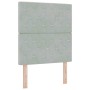 Estructura de cama Gris claro 80 x 200 cm Terciopelo
