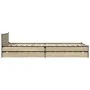 Sonoma oak engineered wood bed with drawers 90x200 cm by vidaXL, Beds and slatted bases - Ref: Foro24-3279968, Price: 154,21 ...