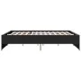 Engineered wood and black metal bed frame 180x200cm by vidaXL, Beds and slatted bases - Ref: Foro24-3279872, Price: 154,59 €,...