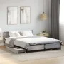 Sonoma gray engineered wood bed with drawers 140x200 cm by vidaXL, Beds and slatted bases - Ref: Foro24-3279935, Price: 185,8...