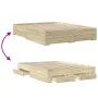 Bett aus Sonoma-Eichenholzwerkstoff mit Schubladen, 140 x 200 cm von vidaXL, Betten und Lattenroste - Ref: Foro24-3280386, Pr...