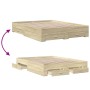 Sonoma oak engineered wood bed with drawers 140x200 cm by vidaXL, Beds and slatted bases - Ref: Foro24-3280386, Price: 173,09...