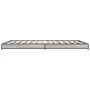 Estructura cama madera ingeniería metal gris Sonoma 120x200 cm de vidaXL, Camas y somieres - Ref: Foro24-845154, Precio: 88,8...