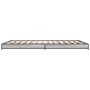 Estructura cama madera ingeniería metal gris Sonoma 120x200 cm de vidaXL, Camas y somieres - Ref: Foro24-845154, Precio: 89,9...