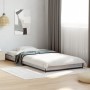 Estructura cama madera ingeniería metal gris Sonoma 75x190 cm de vidaXL, Camas y somieres - Ref: Foro24-845189, Precio: 55,66...