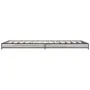 Estructura cama madera ingeniería metal gris Sonoma 75x190 cm de vidaXL, Camas y somieres - Ref: Foro24-845189, Precio: 55,66...
