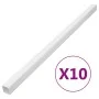 Canaletas para cables PVC 100x60 mm 10 m de vidaXL, Cableado - Ref: Foro24-155923, Precio: 74,90 €, Descuento: %