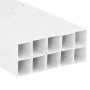 Canaletas para cables PVC 100x60 mm 10 m de vidaXL, Cableado - Ref: Foro24-155923, Precio: 74,90 €, Descuento: %