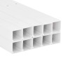 PVC-Kabelkanäle 100x60 mm 10 m von vidaXL, Verkabelung - Ref: Foro24-155923, Preis: 76,44 €, Rabatt: %