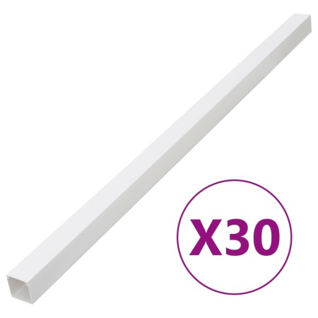 PVC-Kabelkanäle 100x40 mm 30 m von vidaXL, Verkabelung - Ref: Foro24-155935, Preis: 96,06 €, Rabatt: %