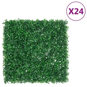 Valla de hojas de arbusto artificial 24 uds verde 50x50 cm de vidaXL, Jardín - Ref: Foro24-366635, Precio: 147,03 €, Descuent...
