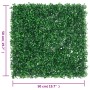 Valla de hojas de arbusto artificial 24 uds verde 50x50 cm de vidaXL, Jardín - Ref: Foro24-366635, Precio: 165,30 €