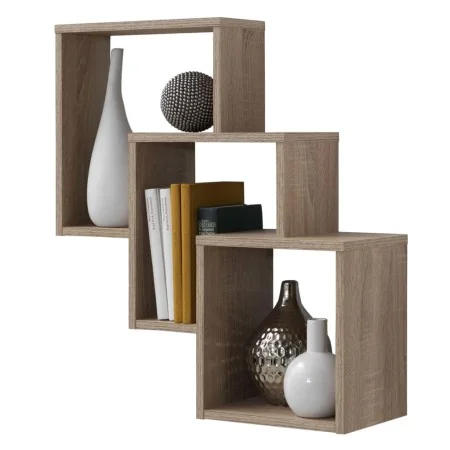 FMD Estantería de pared con 3 compartimentos color roble by FMD, Shelves and shelves - Ref: Foro24-428726, Price: 61,53 €, Di...