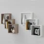 FMD Estantería de pared con 3 compartimentos color roble by FMD, Shelves and shelves - Ref: Foro24-428726, Price: 61,53 €, Di...