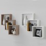 FMD Estantería de pared con 3 compartimentos color roble by FMD, Shelves and shelves - Ref: Foro24-428726, Price: 61,52 €, Di...