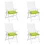 Cojines de silla de jardín 6 uds tela Oxford verde 40x40x7 cm de vidaXL, Cojines para sillas y sofás - Ref: Foro24-361485, Pr...