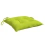 Cojines de silla de jardín 6 uds tela Oxford verde 40x40x7 cm de vidaXL, Cojines para sillas y sofás - Ref: Foro24-361485, Pr...