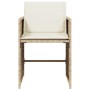 Garden chairs with cushions 4 pcs beige synthetic rattan by vidaXL, Garden chairs - Ref: Foro24-4007459, Price: 166,70 €, Dis...