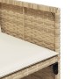 Gartenstühle mit Kissen 4 Stück beiges synthetisches Rattan von vidaXL, Gartenstühle - Ref: Foro24-4007459, Preis: 166,81 €, ...