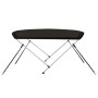 Bimini-Top mit 2 Bögen schwarz 178x138x96 cm von vidaXL, Aufbewahrungsabdeckungen für Boote - Ref: Foro24-94796, Preis: 100,0...